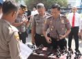 Cegah Penyalahgunaan, Sipropam Polres Probolinggo Kota Periksa Kelayakan Senpi Dinas