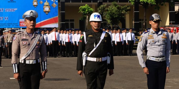 Polres Tuban Gelar Apel Persiapan Pengamanan Operasi Ketupat Tahun 2026
