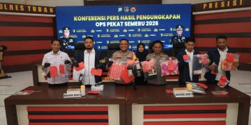Polres Tuban Gelar Konferensi Pers Pengungkapan Kasus Dalam Rangka Operasi Pekat Semeru 2026