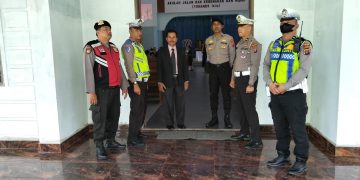 Satlantas Polres Langkat Laksanakan Patroli Pengamanan Ibadah Wafat Yesus Kristus, Situasi Aman dan Kondusif