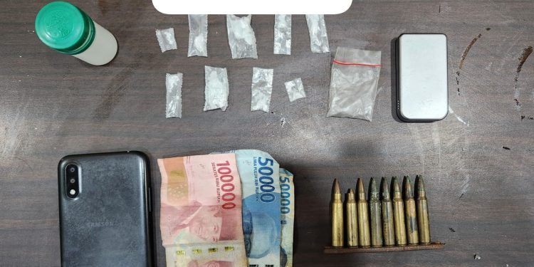 Satres Narkoba Polres Langkat Amankan Terduga Pelaku Sabu di Pangkalan Susu