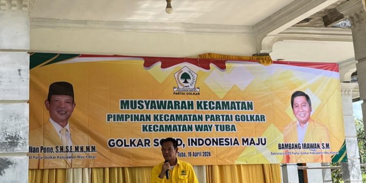 *Perkuat Basis Kader, Partai Golkar Kecamatan Way Tuba Konsolidasi Melalui Muscam dan GELAM*