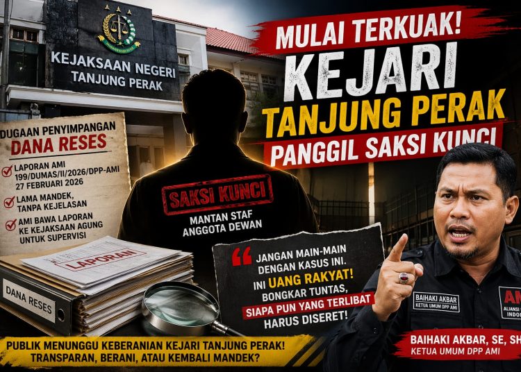 *Mulai Terkuak! Kejari Tanjung Perak Panggil Saksi Kunci, AMI Jangan Main-main, Bongkar Tuntas Dugaan Dana Reses*