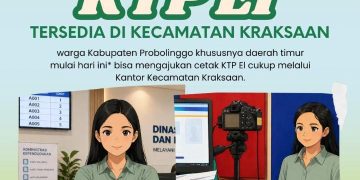 Permudah Layanan, Kini Cetak KTP-el Cukup di Kecamatan Kraksaan