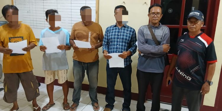 *Polsek Pangkalan Susu Ringkus Terduga Pelaku Pungli, Empat Pria Diamankan*