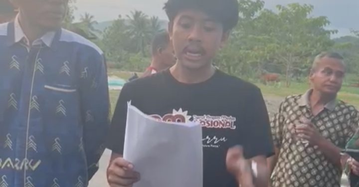 Aksi Demonstrasi Masyarakat Tutup Tambang Sirtu PT. Bumi Barru Sejahtera Kabupaten Barru, Tanete Riaja, Desa Lompo Tengah