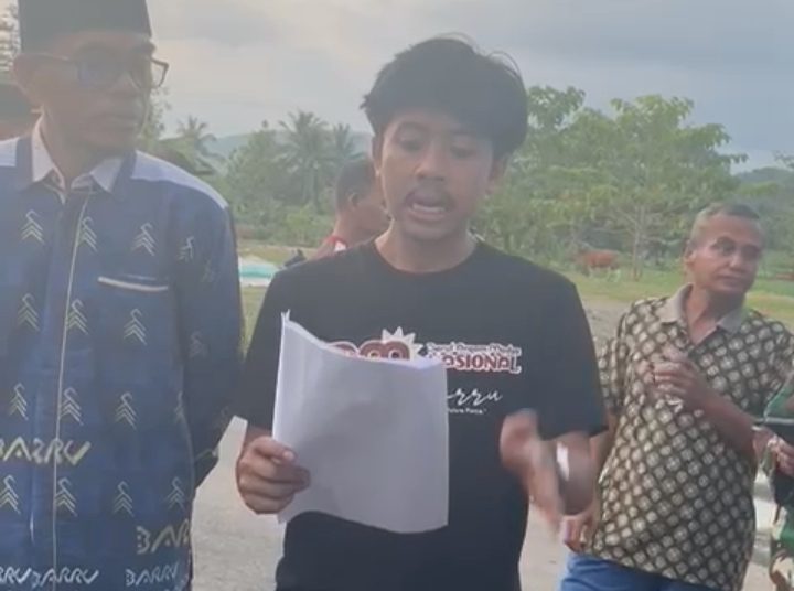 Aksi Demonstrasi Masyarakat Tutup Tambang Sirtu PT. Bumi Barru Sejahtera Kabupaten Barru, Tanete Riaja, Desa Lompo Tengah