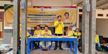 *Nurkholis Pimpin Kepengurusan Baru Partai Golkar Kecamatan Negara Batin Melalui Muscam*