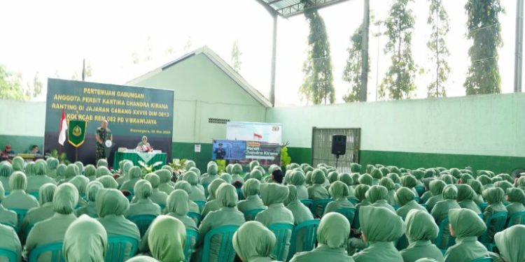 Perkuat Soliditas, Persit Kodim 0813 Bojonegoro Gelar Pertemuan Gabungan di Makodim