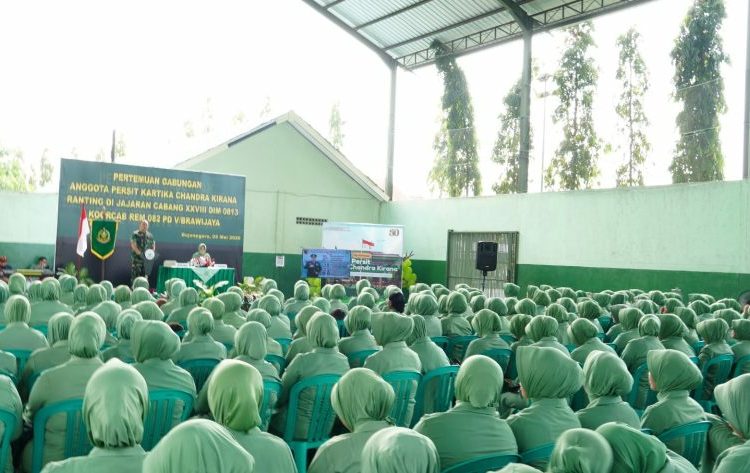 Perkuat Soliditas, Persit Kodim 0813 Bojonegoro Gelar Pertemuan Gabungan di Makodim