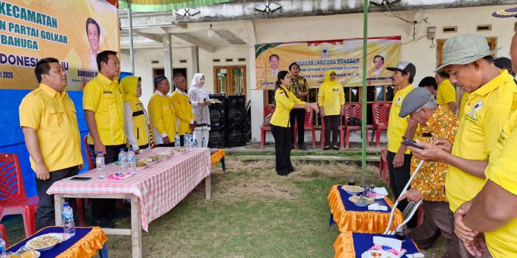 Dr Darlian Pone Buka Muscam Partai Golkar Kecamatan Bahuga, Haris Hermanto Terpilih Aklamasi