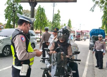 Satlantas Polres Langkat Intensifkan Razia Opsen PKB dan BBNKB, Wujud Nyata Polri Tingkatkan Ketertiban Berlalu Lintas