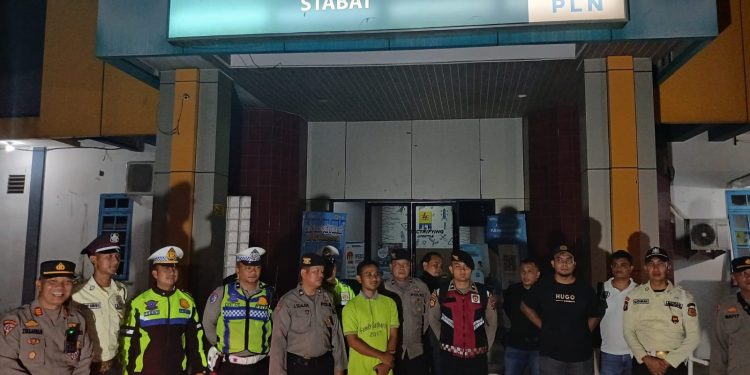 Polres Langkat Gelar Patroli Skala Besar Saat Black Out, Kapolres: Polri Hadir Jaga Kamtibmas dan Cegah Kejahatan