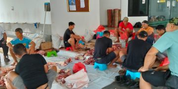 Korem 131 Santiago Sulawesi Utara Potong 7 Ekor Sapi Di Hari Raya Idhul Adha