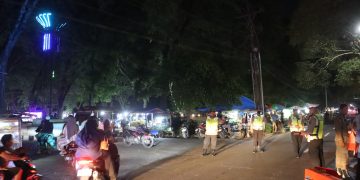 Polres Langkat Kerahkan Personel Amankan Malam Takbiran dan Festival Pawai Obor di Stabat