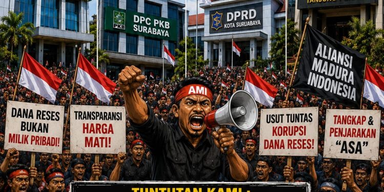 AMI Ancam Kepung DPRD Surabaya dan Kantor PKB, Desak Oknum Anggota Dewan Dipecat