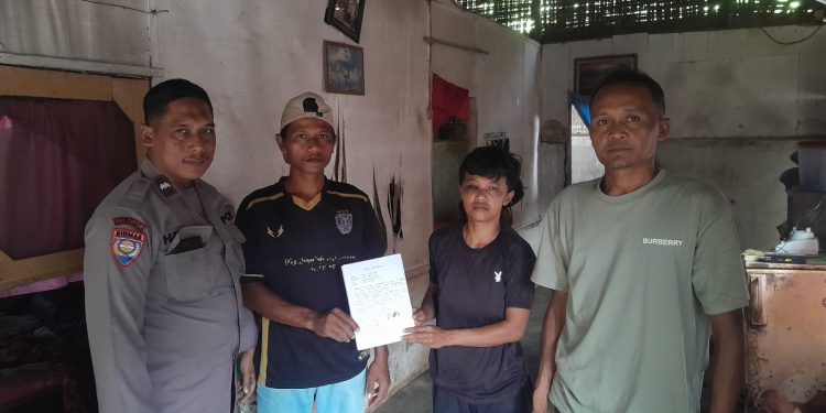 Polri Hadir Sebagai Problem Solver, Bhabinkamtibmas Polsek Kuala Berhasil Mediasi Permasalahan Keluarga Warga di Langkat