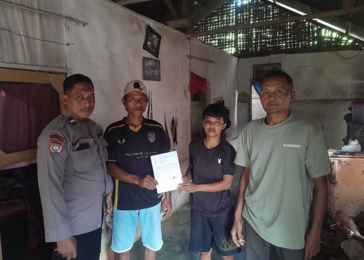 Polri Hadir Sebagai Problem Solver, Bhabinkamtibmas Polsek Kuala Berhasil Mediasi Permasalahan Keluarga Warga di Langkat