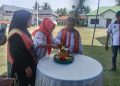 Peringan hari ulang tahun HBB yang pertama di gelar di aula kantor camat Gebang