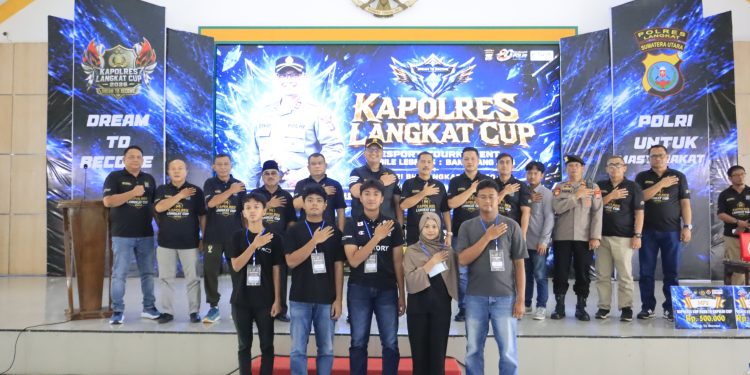 Ratusan Pelajar Ramaikan Turnamen Mobile Legends Kapolres Langkat Cup 2026