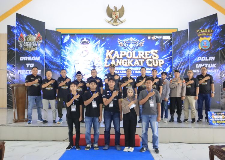 Ratusan Pelajar Ramaikan Turnamen Mobile Legends Kapolres Langkat Cup 2026