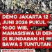 Polda Metro Jaya Turunkan 4151 Personil dan 500 Personil TNI Tuk Mengawal Aksi Demo BEM UI di Bundaran HI