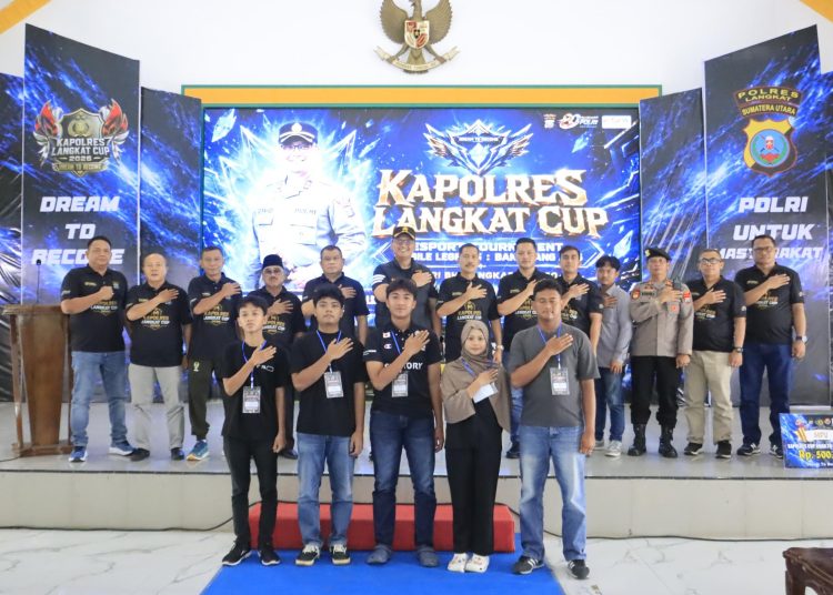Ratusan Pelajar Ramaikan Turnamen Mobile Legends Kapolres Langkat Cup 2026