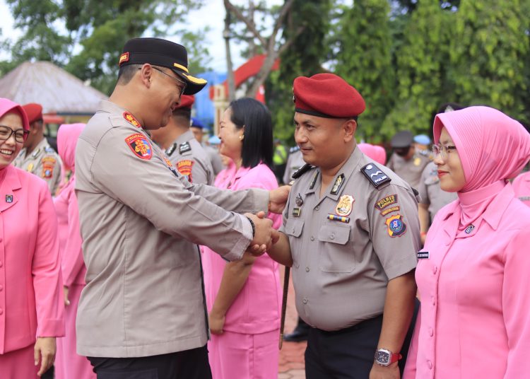 53 Personel Polres Langkat Naik Pangkat, Kapolres: Jadikan Amanah untuk Meningkatkan Pelayanan kepada Masyarakat