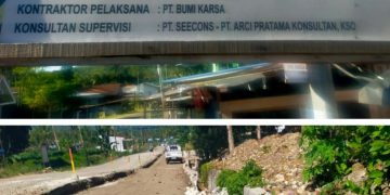 Proyek Preservasi Jalan Koppe Taccipi Tahun 2025-2027 Oleh Bumi Karsa Dengan Anggaran 120 M Diduga Bubasir .