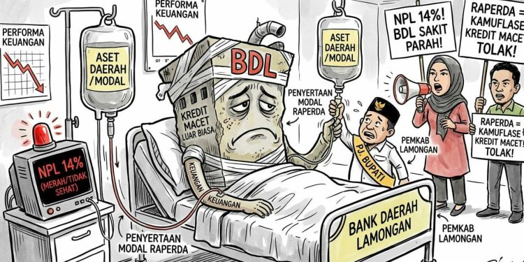 Kondisi Bank Daerah Lamongan (BDL) Dalam Keadaan Tidak Sehat