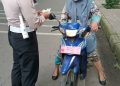 Himbauan Tertib Lalu Lintas Disampaikan Personel Satlantas Polres Langkat Dan Pengaturan Lalu Lintas Pagi