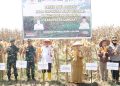 Wakapolres Langkat Hadiri Panen Raya Jagung Bersama Gapoktan Maju Bersama di Sei Bingai