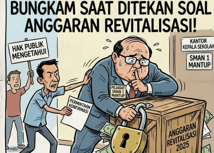 *Lagi-lagi SMA Negeri 1 Mantup Kabupaten Lamongan tertutup dalam informasi*