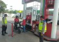 Guna Menjaga Keamanan Wilayah, Polsek Padang Tualang Rutin Melaksanakan Patroli Obyek Vital Pada SPBU