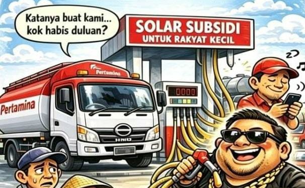 Lagi dan Lagi Para Mafia BBM Bersubsidi Jenis Solar dan Pertalite Kuras Habis Setiap Hari