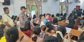 Polsek Tanjung Pura Intensifkan Pengamanan Ibadah Minggu Kasih, Perkuat Pelayanan dan Kamtibmas di Rumah Ibadah