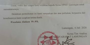 *Pimpinan dewan Lamongan belum tanggapi surat permohonan pertemuan dengan petani hutan.*