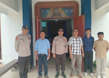 Polsek Tanjung Pura Hadir Jaga Kekhusyukan Ibadah Minggu