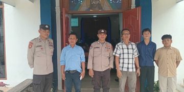 Polsek Tanjung Pura Hadir Jaga Kekhusyukan Ibadah Minggu