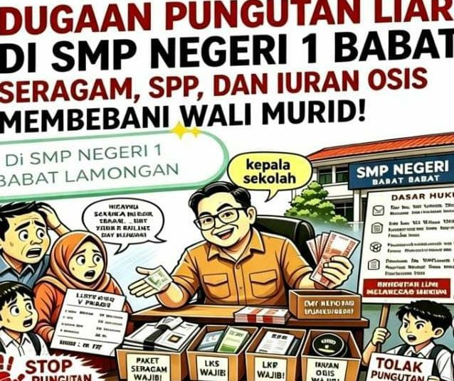 Pungutan Liar di Sekolah SMPN 1 Babat Yang Memberatkan Orang Tua Murid