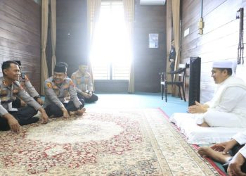 Pererat Silaturahmi dengan Ulama, KA SPN Polda Sumut dan Kapolres Langkat Kunjungi Madrasah Tuan Guru Besilam