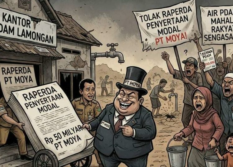 Tolak Raperda Penyertaan Modal PDAM Lamongan Dari Perusahaan Swasta PT MOYA