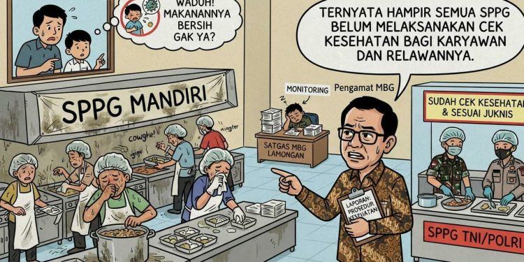 Ternyata Hampir Semua SPPG Belum Melaksanakan Cek Kesehatan Bagi Karyawan dan Relawanya