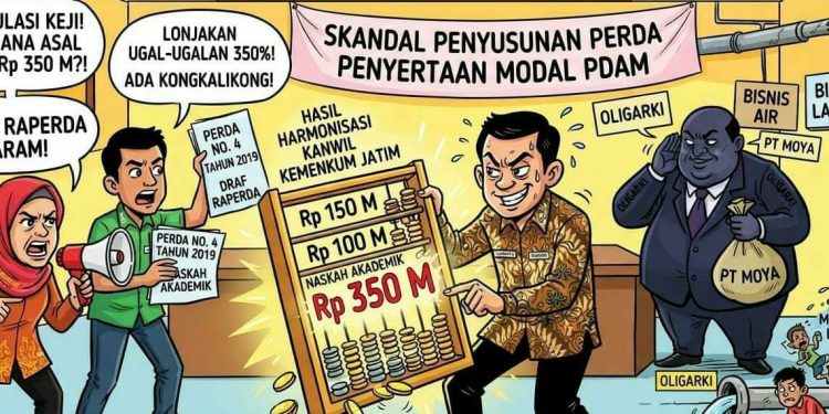 Manipulasi Keji PEMDA Lamongan Dalam Penyusunan PERDA Penyertaan Modal PDAM