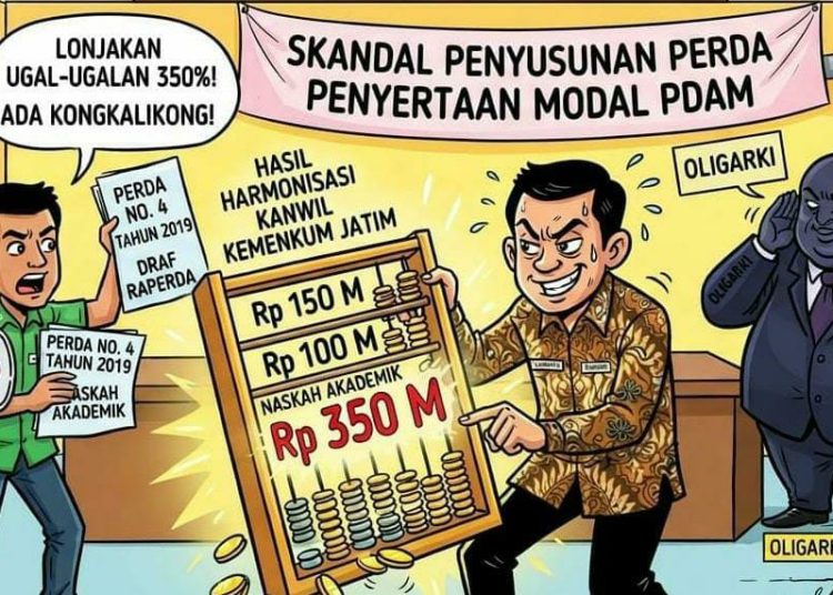Manipulasi Keji PEMDA Lamongan Dalam Penyusunan PERDA Penyertaan Modal PDAM
