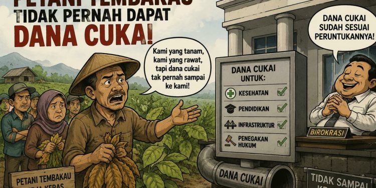 Ternyata Selama Ini Petani Tembakau Tidak Pernah Dapat Dana Cukai