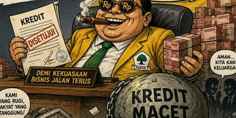 *Partai Berlambang Pohon, Terlibat Dalam Kredit Macet.*