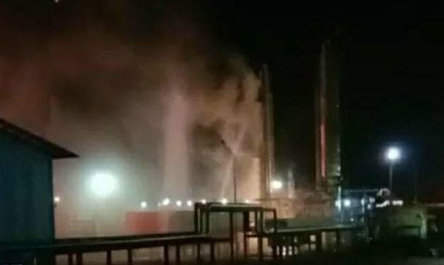Dugaan Kebocoran di PT GASUMA Sokosari, Semburan/Kepulan Terlihat Pada Malam Hari