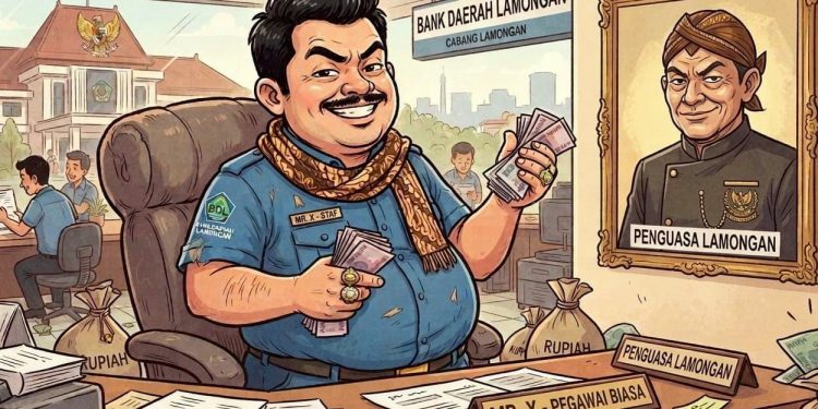 *Bank Daerah Lamongan. Jabatan Tidak Mentereng, Tapi Orang Pendopo.*