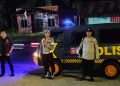 Antisipasi Geng Motor dan Kejahatan 3C, Polsek Gebang Patroli Blue Light
